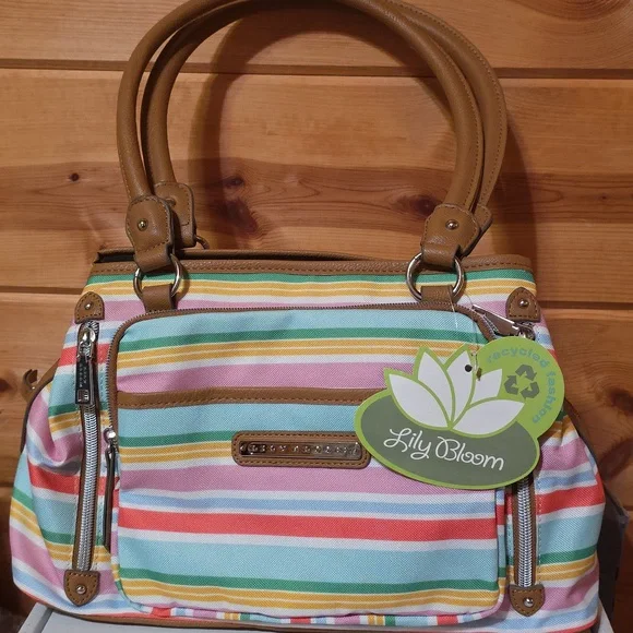 Karma Bloom Maggie Satchel NWT LILY BLOOM - Picture 3 of 4